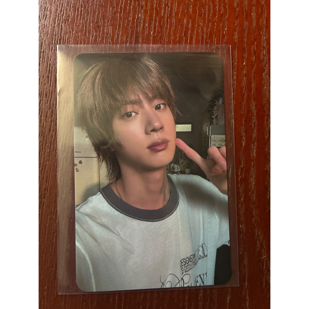 BTS Jin official Happy album photocard